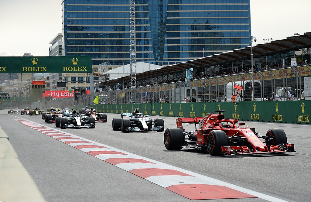 Rolex signage at a Formula 1 track